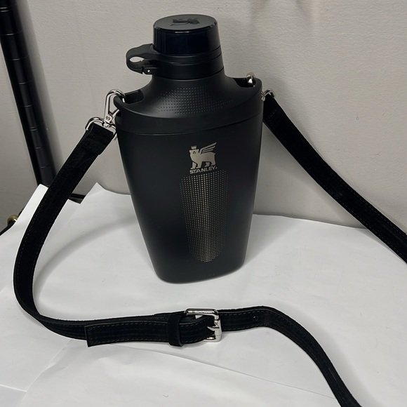 The Stanley 23oz Black Cross Bottle with Strap - New - Picture 1 of 5